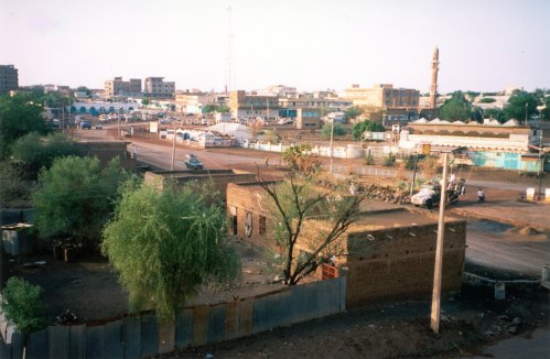 Central Khartoum - towards the market.