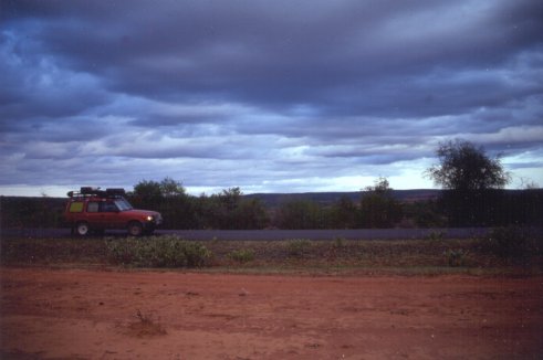 The road out.
