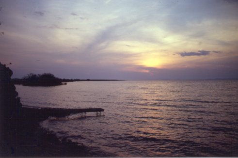 Sunset over Lake Victoria