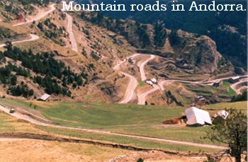 Long and twisty roads.