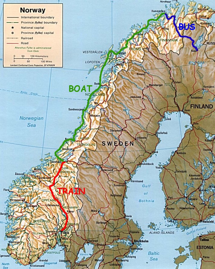 Map of Denmark